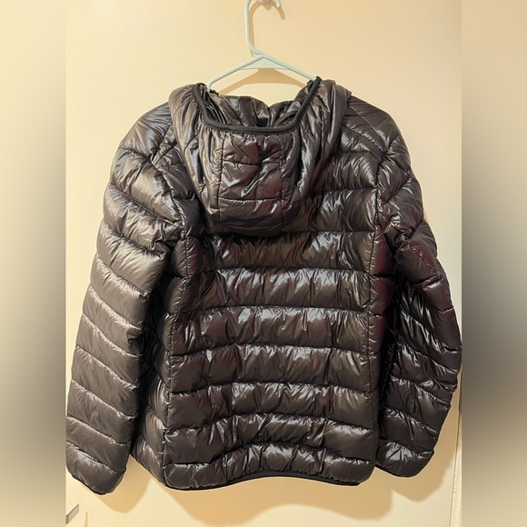 Sarin Mathews Black Lightweight Down Puffer Jacket Coat with Travel Pouch - Picture 8 of 10